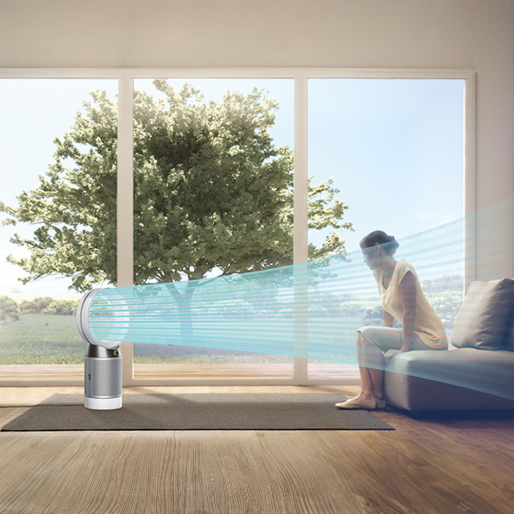 Dyson Pure Cool DP04 Ventilateur et Purificateur de table - Blanc/Argent - Comme Neuf