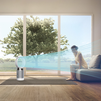 Dyson Pure Cool DP04 Ventilateur et Purificateur de table - Blanc/Argent - Comme Neuf