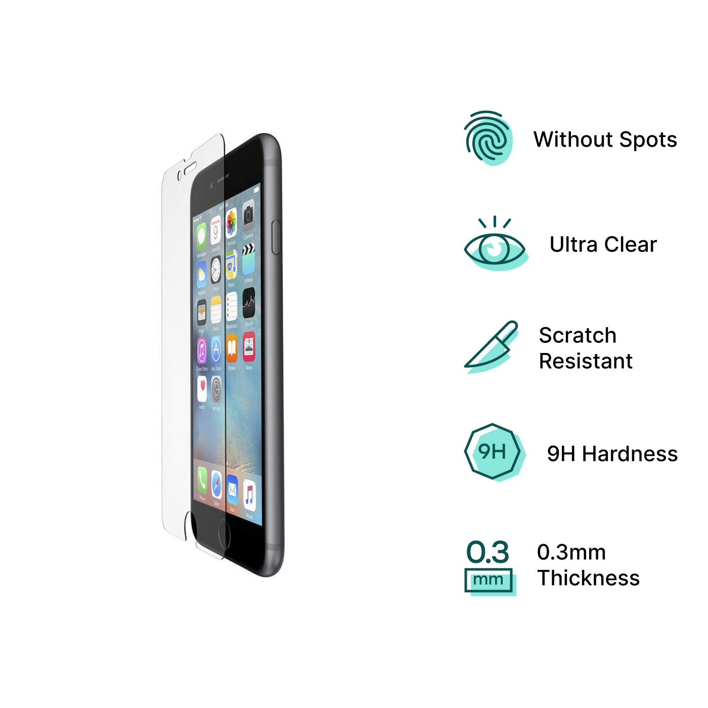 Tempered Glass - 0.3mm - Apple iPhone 8