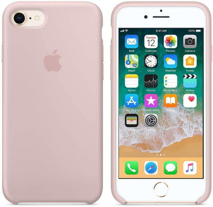 Coque en silicone pour iPhone 8 - Sable Rose