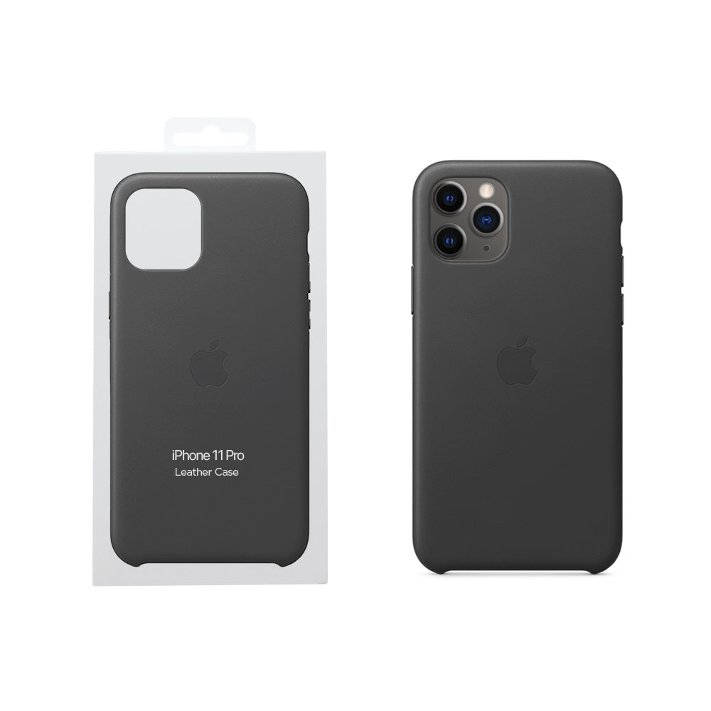 Apple iPhone 11 Pro coque en cuir - Noir