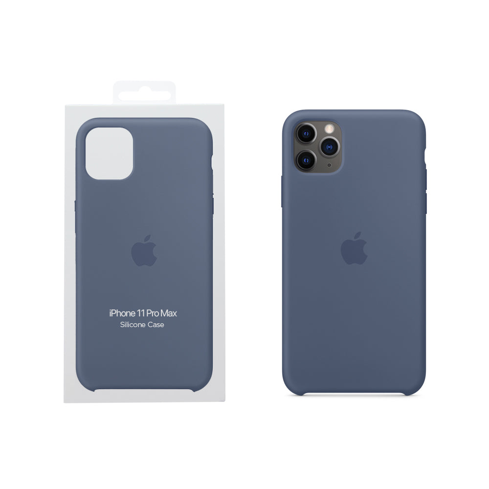 Coque en Silicone Apple iPhone 11 Pro Max -  Bleu D'Alaska
