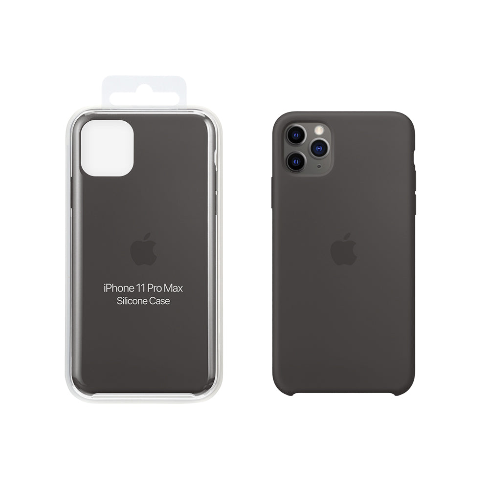 Coque en Silicone Apple iPhone 11 Pro Max - Noir