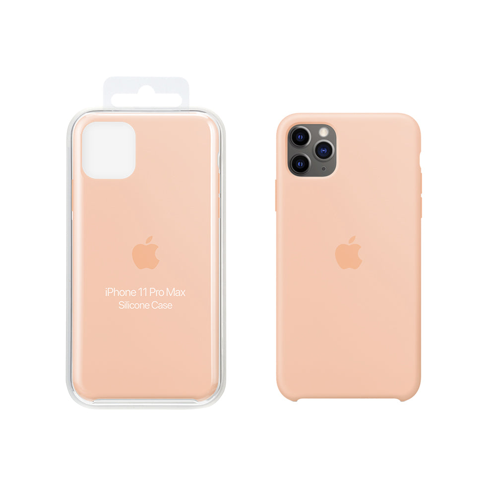 Apple iPhone 11 Pro Max Coque en Silicone - Pamplemousse - Véritable Nouveau