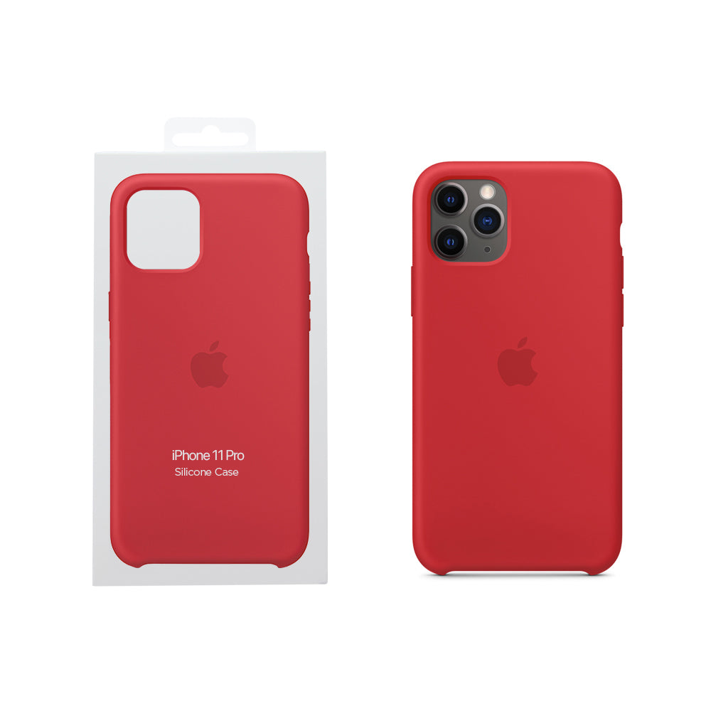 Coque en Silicone Apple iPhone 11 Pro Max - Rouge