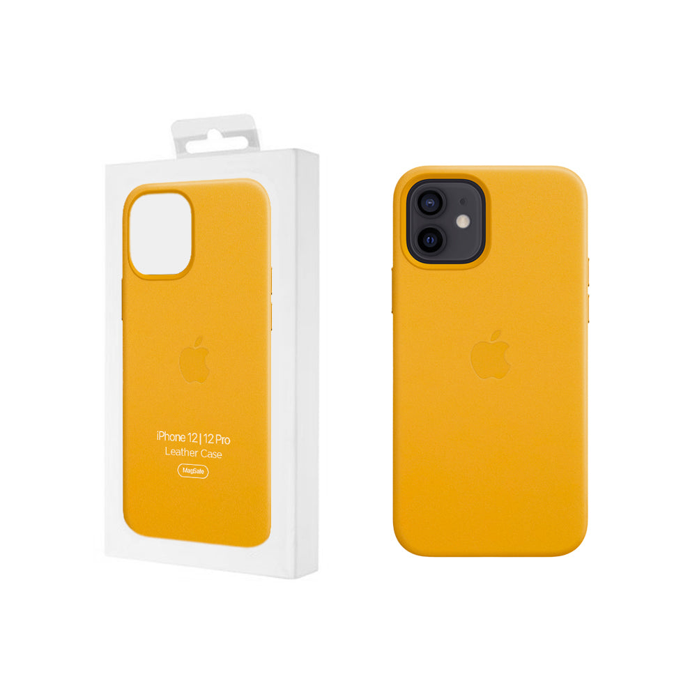 Apple iPhone 12 | 12 Pro coque en cuir - Pavot de Californie