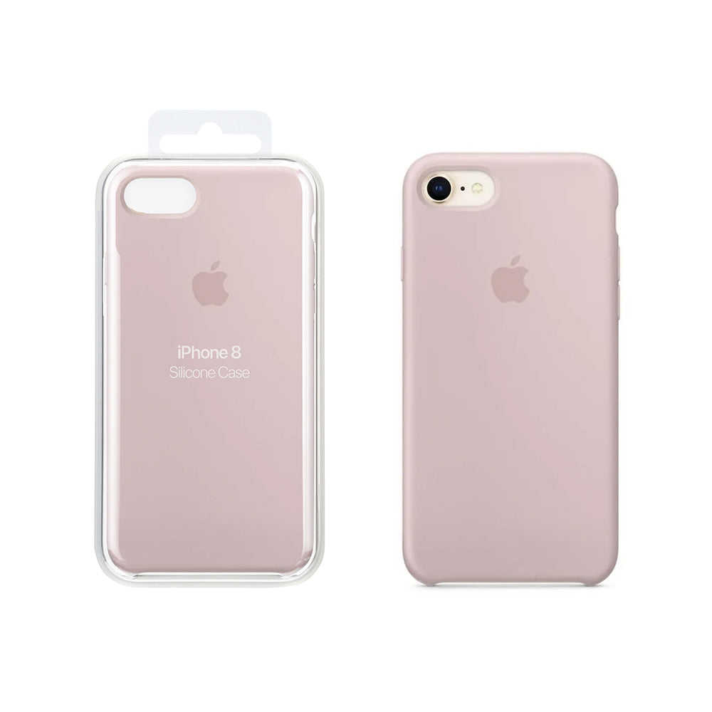 Coque en silicone pour iPhone 8 - Sable Rose