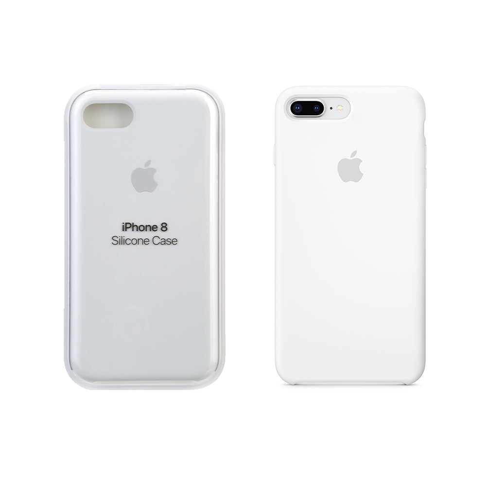 Apple iPhone 8 Coque en Silicone - en Blanc - Original Nouveau