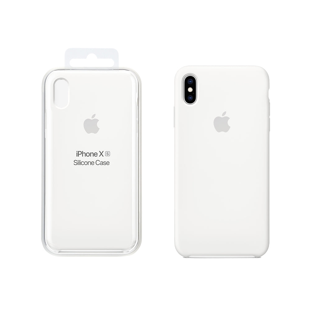 Apple iPhone XS Coque en Silicone - Blanc
