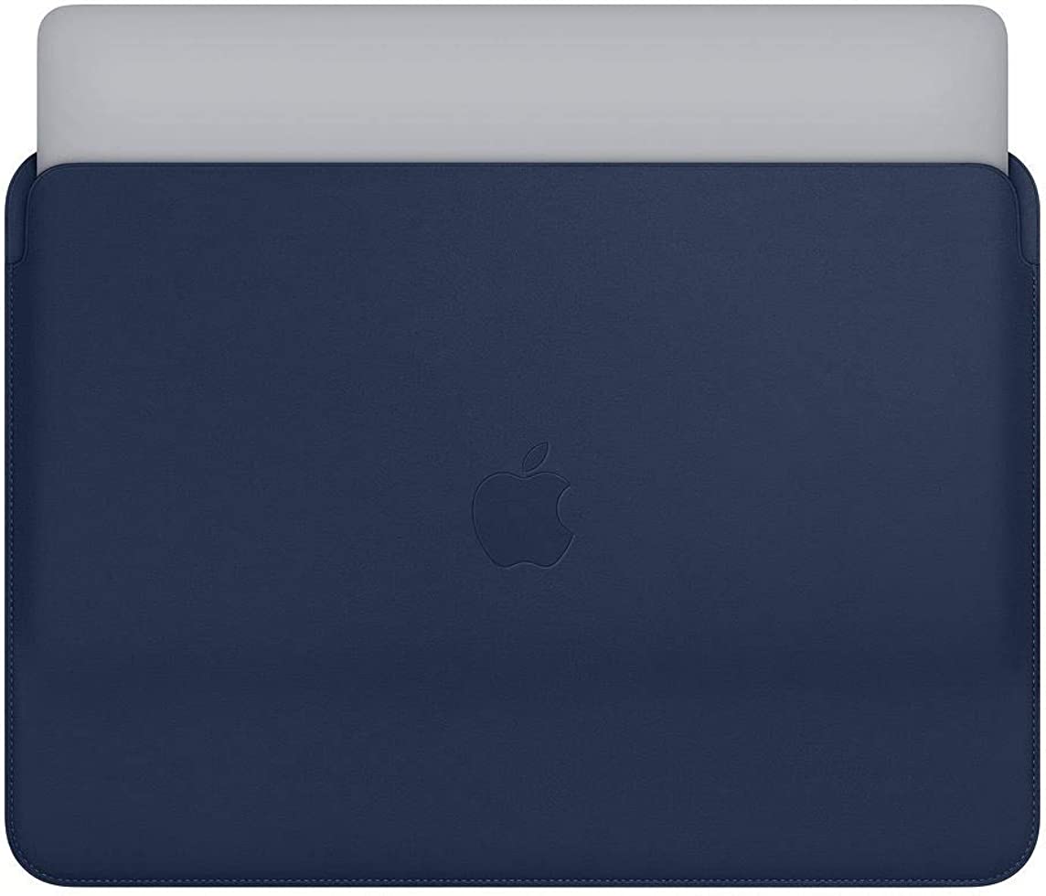 Apple MacBook Pro 13 pouces housse en cuir - Bleu Nuit – Loop Mobile - FR
