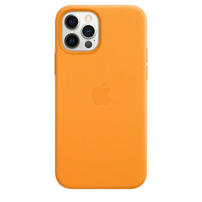 Apple iPhone 12 | 12 Pro coque en cuir - Pavot de Californie