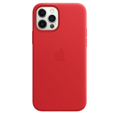 Apple iPhone 12 | 12 Pro coque en cuir - Rouge