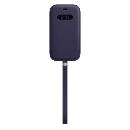 Apple iPhone 12 | 12 Pro coque en cuir - Violet profond