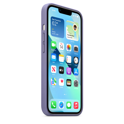 Apple iPhone 13 Pro coque en cuir - Glycine