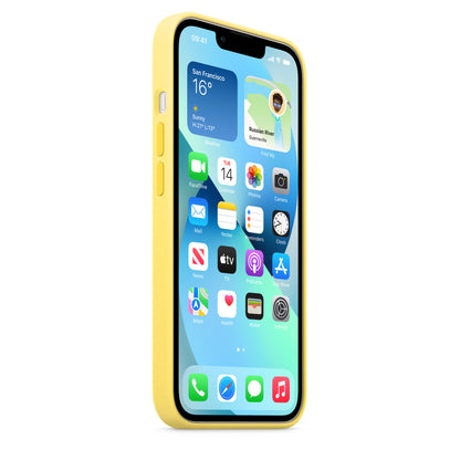 Apple iPhone 13 Pro Max Coque en silicone avec MagSafe - Citrus