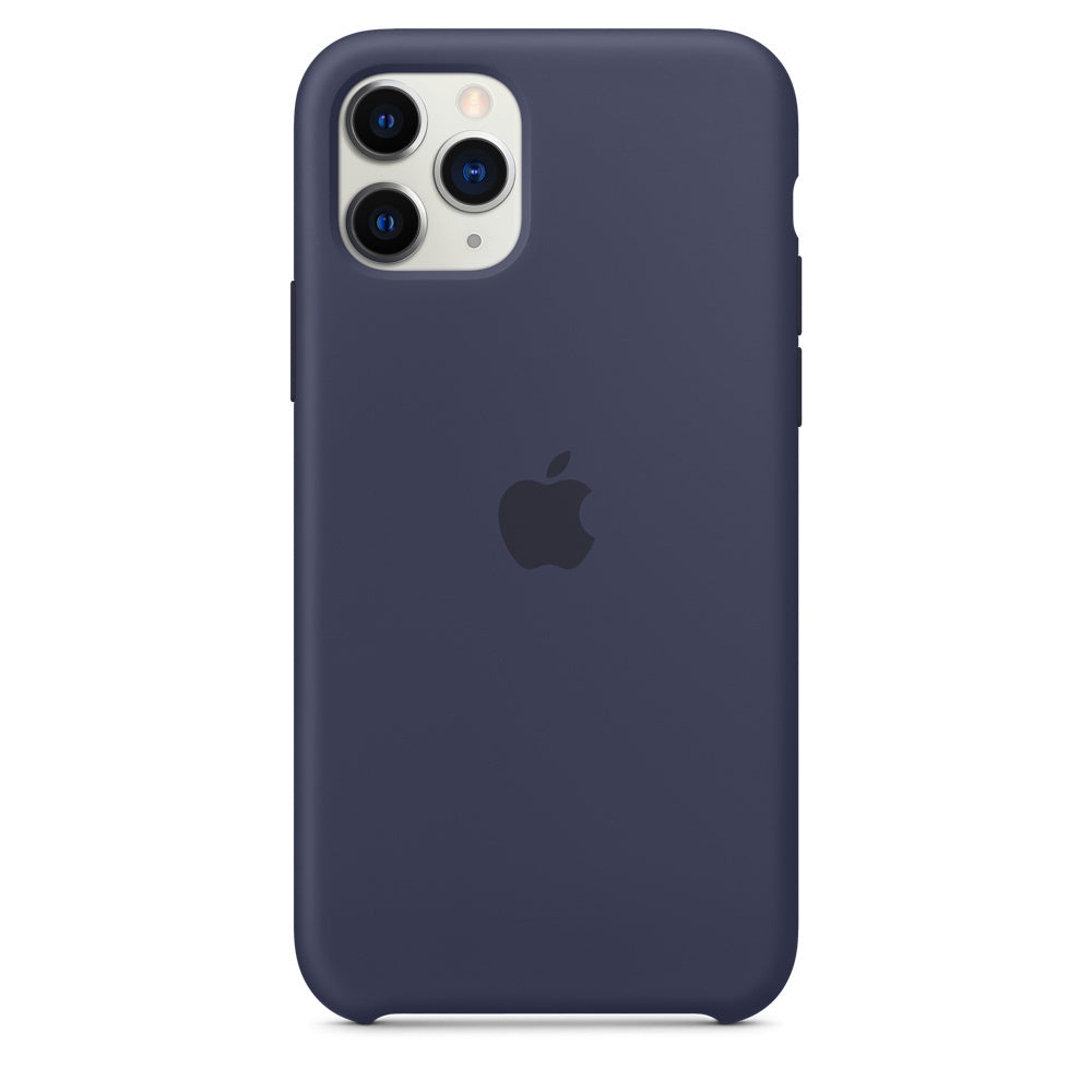 iPhone 11 Pro 512 Go - Argent - Débloqué & Neuf Coque Bleu Nuit - Batterie Optimisée