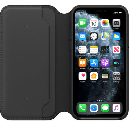 Apple iPhone 11 Pro Leather Folio - Black