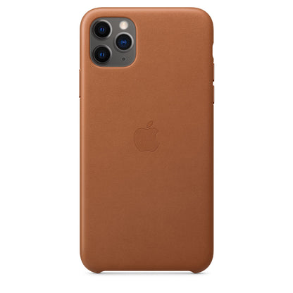 Apple iPhone 11 Pro Max coque en cuir - Havane