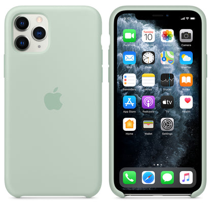 iPhone 11 Pro 256 Go - Argent - Débloqué & Neuf Coque Béryl Vert - Batterie Optimisée