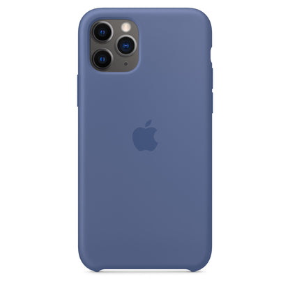 Apple iPhone 11 Pro Coque en Silicone - Bleu Lin - Véritable Nouveau