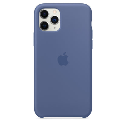 iPhone 11 Pro 256 Go - Argent - Débloqué & Neuf Coque Bleu Lin - Batterie Optimisée