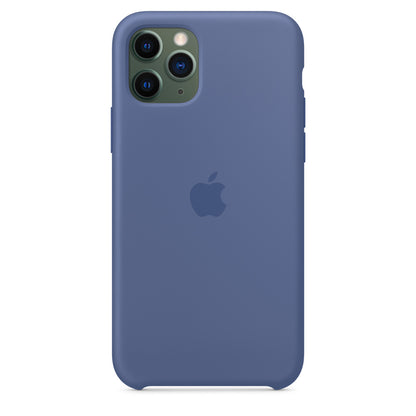 iPhone 11 Pro 64 Go - Vert Nuit - Débloqué & Neuf Coque Bleu Lin - Batterie Optimisée