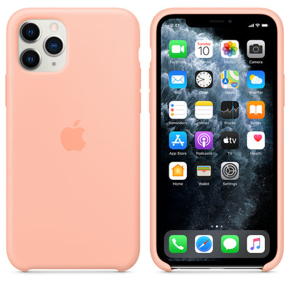 iPhone 11 Pro 256 Go - Gris Sidéral - Débloqué - Excellent & Neuf Coque Pamplemousse