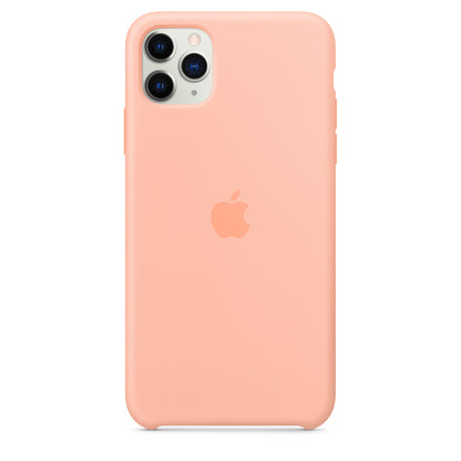 Apple iPhone 11 Pro Max Coque en Silicone - Pamplemousse - Véritable Nouveau