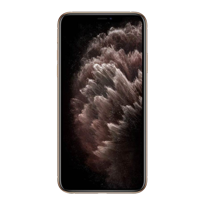 iPhone 11 Pro Max 256 Go - Or - Débloqué avec Coque en Silicone pour iPhone 11 Pro Max - Écume - Batterie Neuve