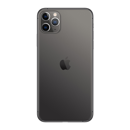 iPhone 11 Pro Max 256 Go - Gris Sidéral - Débloqué avec Coque en Silicone pour iPhone 11 Pro Max - Écume