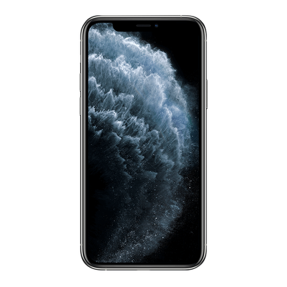 iPhone 11 Pro Max 64 Go - Argent - Débloqué avec iPhone 11 Pro Max Leather Folio - Noir - Batterie Neuve