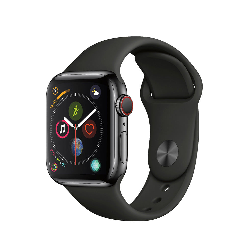 Apple Watch Series 4 Boîtier en acier inoxydable 44mm - Noir