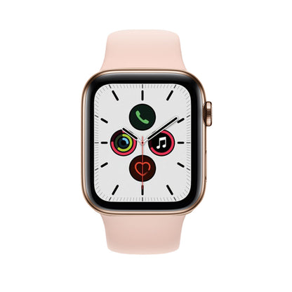 Apple Watch Series 5 Boîtier en acier inoxydable 44mm - Noir