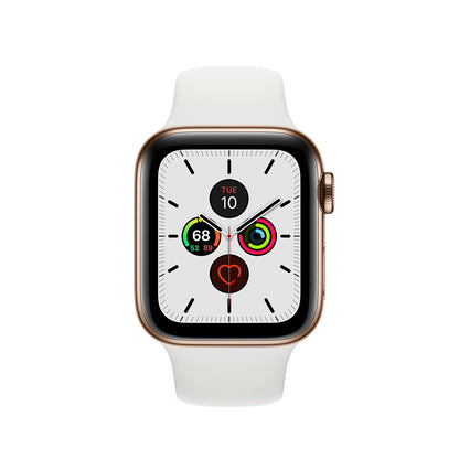 Apple Watch Series 5 Boîtier en acier inoxydable 44mm - Or
