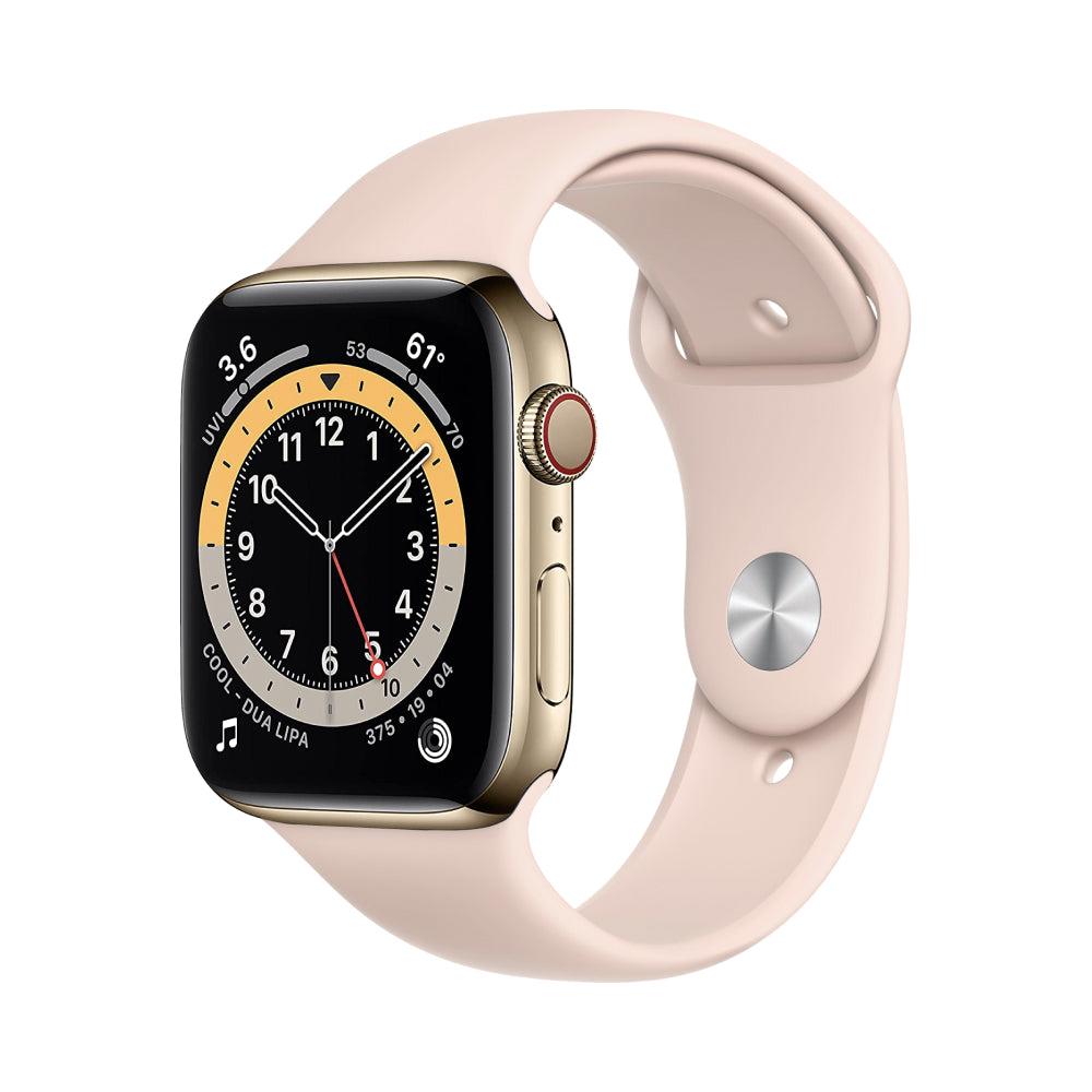 Apple Watch Series 6 Boîtier en acier inoxydable 44mm - Or