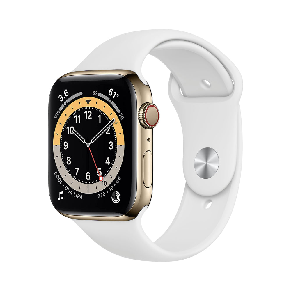 Apple Watch Series 6 Boîtier en acier inoxydable 44mm - Or