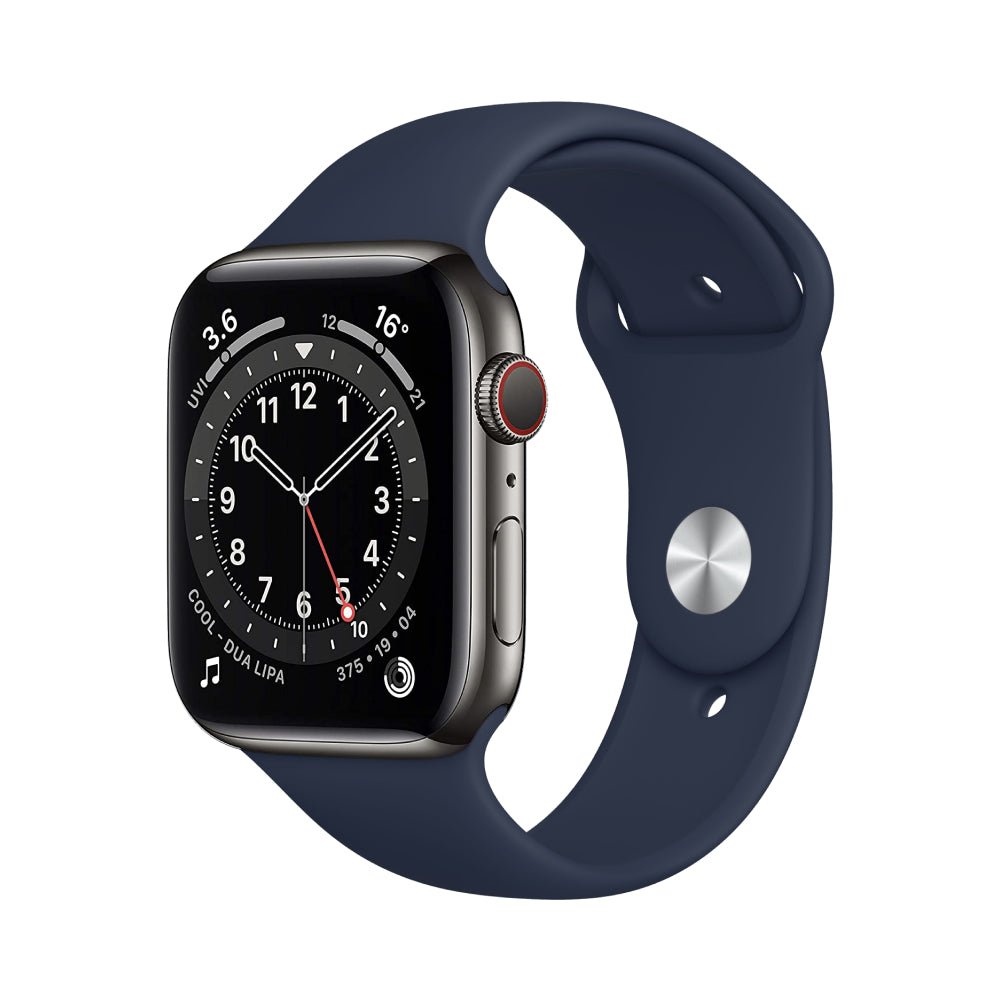 Apple Watch Series 6 Boîtier en acier inoxydable 44mm - Graphite