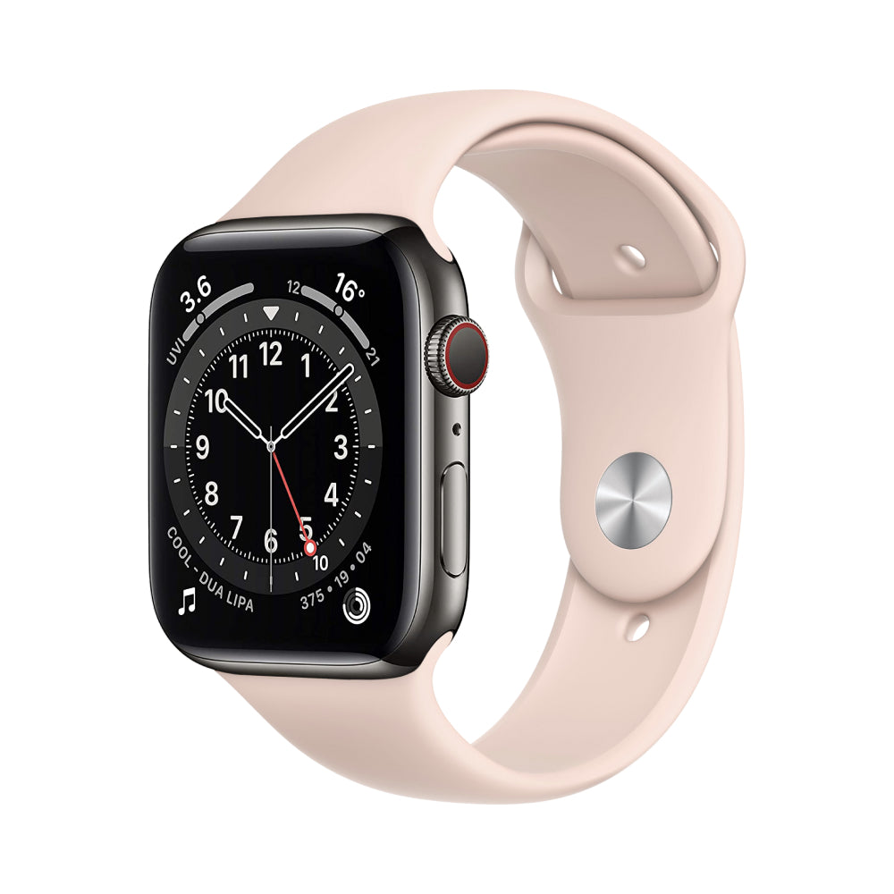 Apple Watch Series 6 Boîtier en acier inoxydable 44mm - Graphite