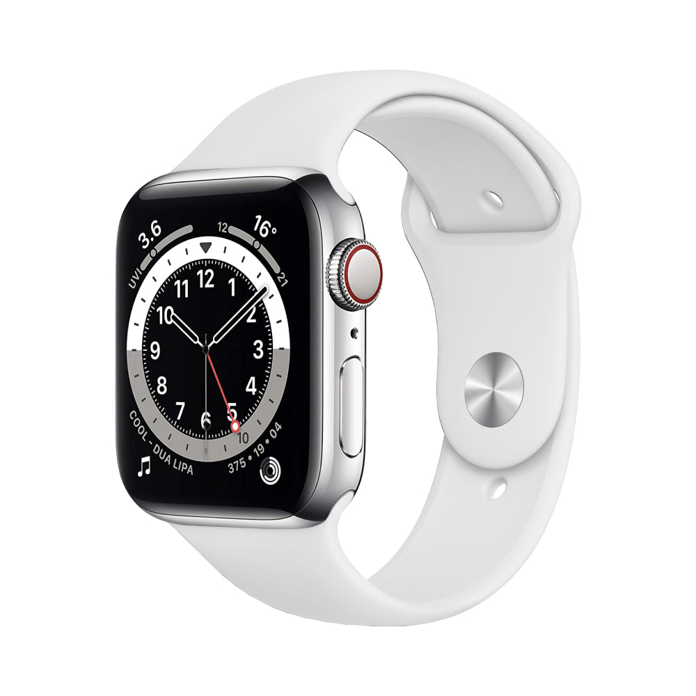 Apple Watch Series 6 Boîtier en acier inoxydable 44mm - Argent