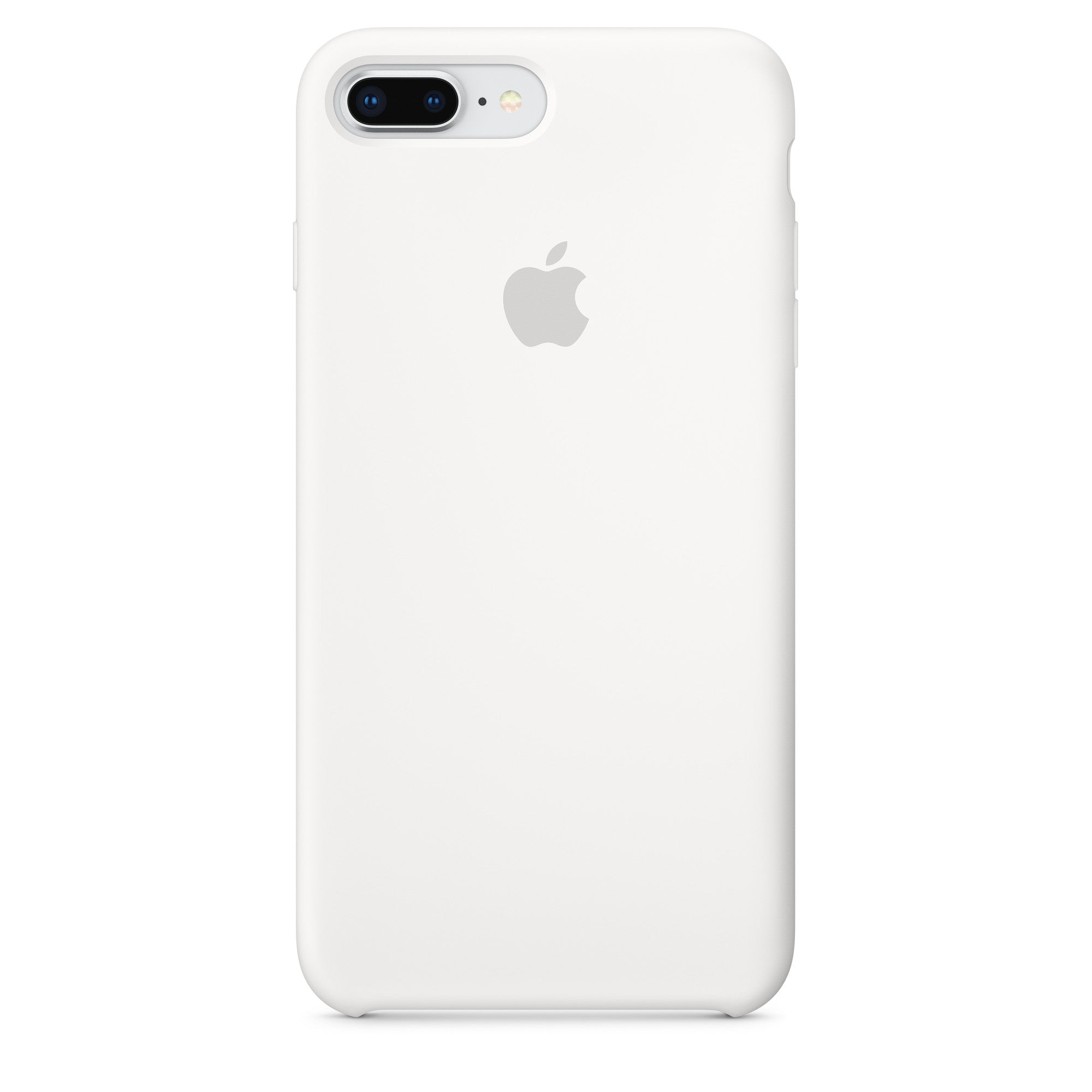 Apple iPhone 8+ Coque en Silicone - Blanc