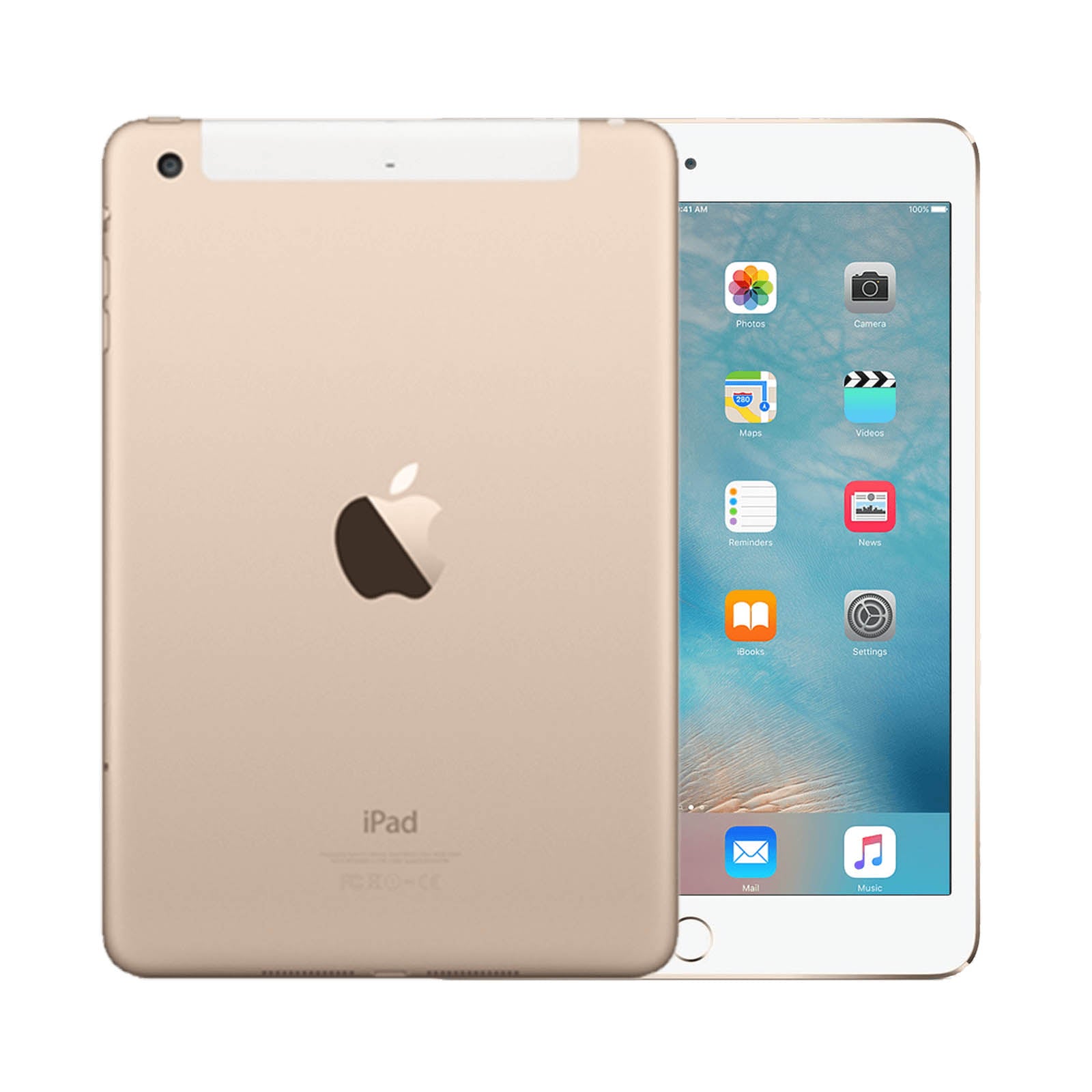 Apple iPad Mini 3 64Go WiFi & Cellulaire Débloqué Or Bon état