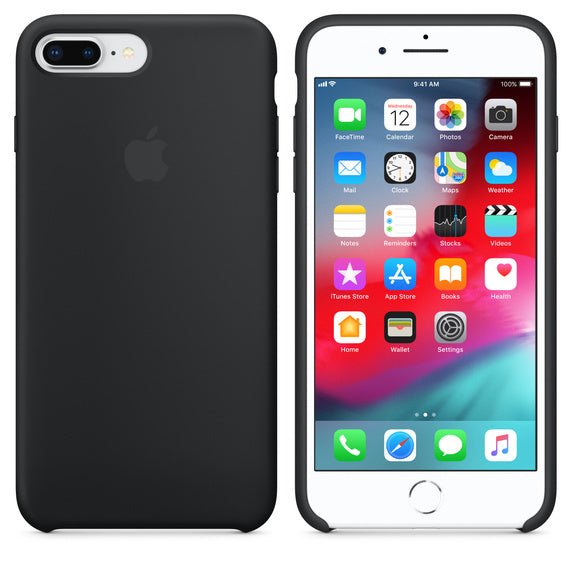 Apple iPhone 8 Coque en Silicone - en Noir - Véritable Nouveau