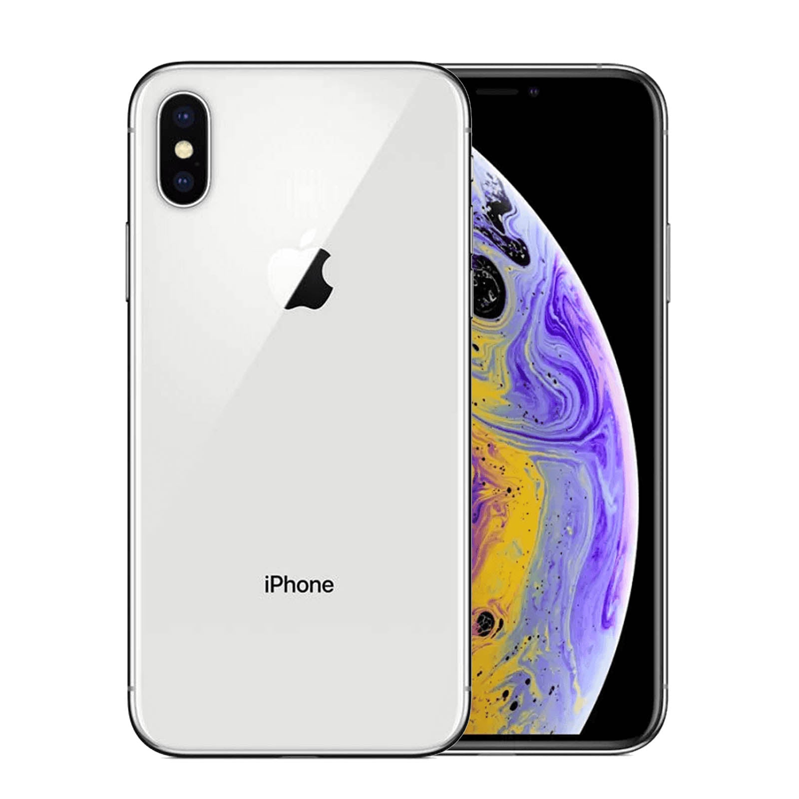 iPhone XS 256 Go - Argent - Débloqué - Bon état