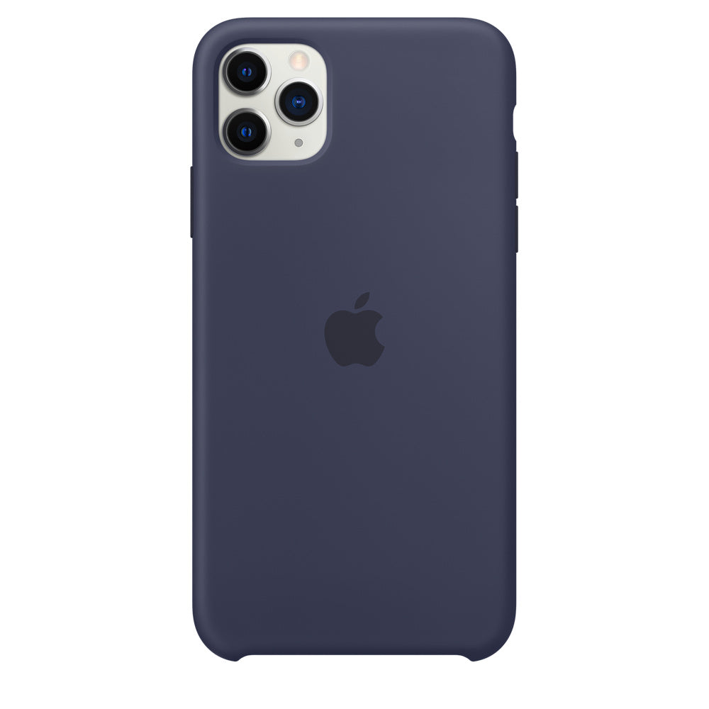Apple iPhone 11 Pro Coque en Silicone - Bleu Nuit- Original Nouveau