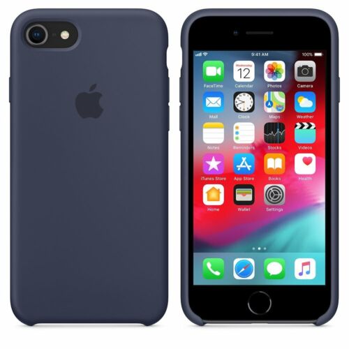 Apple iPhone 8 coque en silicone - Bleu Nuit