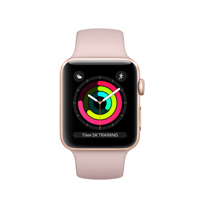 Apple Watch Series 3 Aluminium 42mm - Or - Etat correct