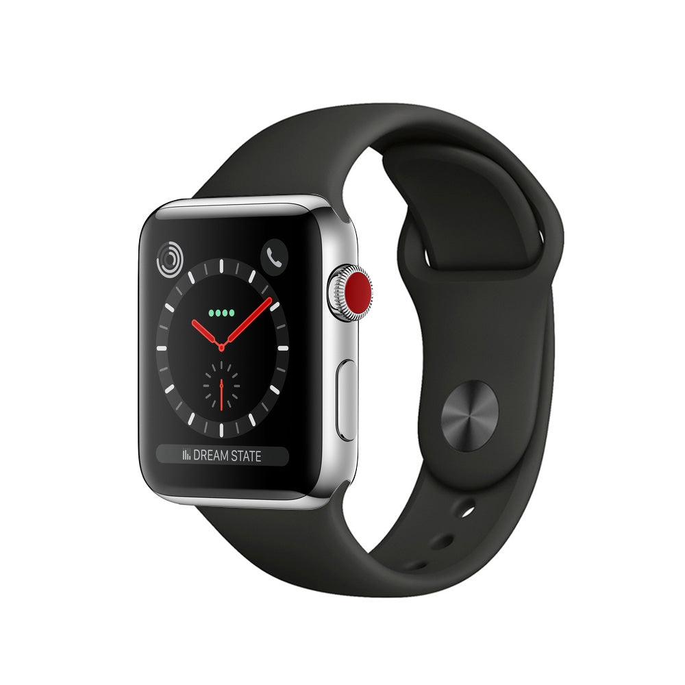 Apple Watch Series 3 Acier Inoxydable 42mm - Steel - Comme Neuf