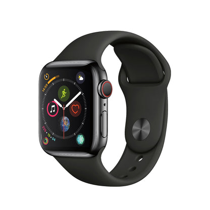 Apple Watch Series 4 Boîtier en acier inoxydable 40mm - Noir