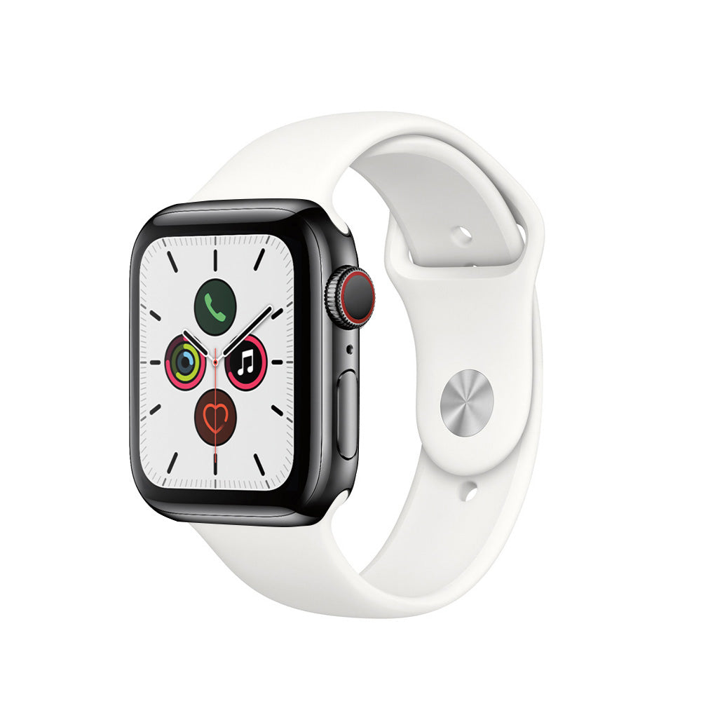 Apple Watch Series 5 Boîtier en acier inoxydable 44mm - Noir