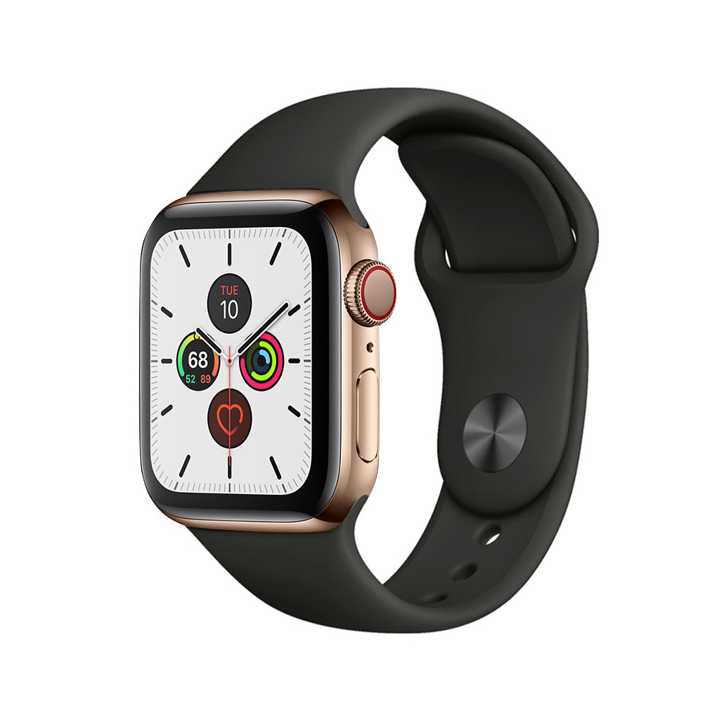 Apple Watch Series 5 Boîtier en acier inoxydable 44mm - Or